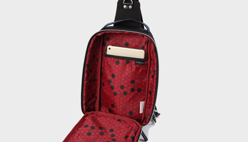 【エヴァンゲリオンコラボ】 MOUSTACHE 2WAYボディバッグ ショルダーバッグ ポリエステル×合皮 JDH-1856
