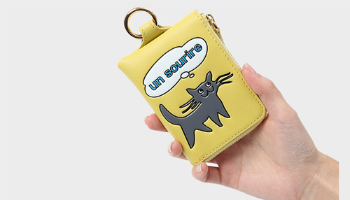 ESSENCE OF POISON パスケース一体型ウォレット 牛革 KIR-3320