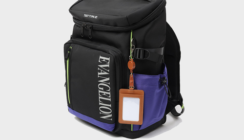 【【エヴァンゲリオンコラボ】 MOUSTACHE マチ拡張 スクエアリュックサック 24-30L ポリエステル MEV-4007