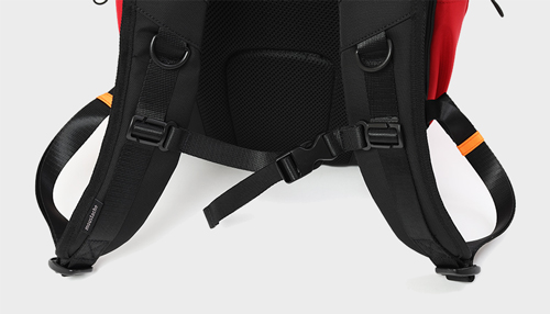 【エヴァンゲリオンコラボ】 MOUSTACHE マチ拡張 ラウンドリュックサック 24-30L ポリエステル MEV-4008