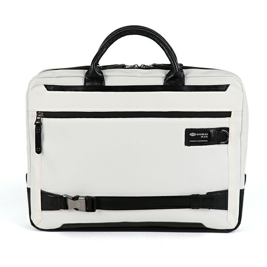 DOUBLES BLACK ブリーフケース コーティングコーデュラポリ×牛革×ターポリン JPA-3007