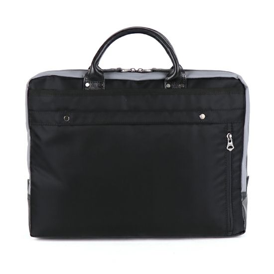 DOUBLES BLACK ブリーフケース コーティングコーデュラポリ×牛革×ターポリン JPA-3007