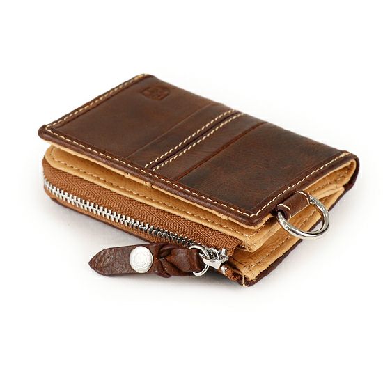 MOUSTACHE コインケース バッファロー革×豚革 DBR-5402