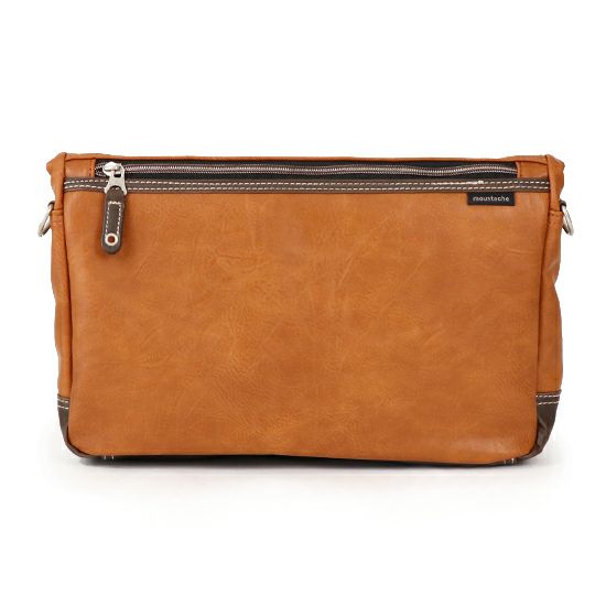 MOUSTACHE ショルダーバッグ 合皮×白化合皮 VMR-5696