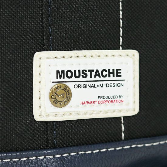 MOUSTACHE トートバッグ ポリエステル×合皮 YUQ-5765