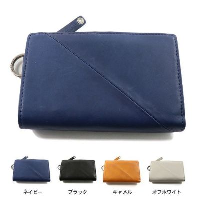 DOUBLES 二つ折り財布 馬革×豚革 DBO-7374
