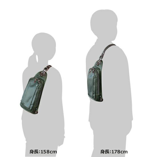 DOUBLES ボディバッグ イタリアンソフト牛革×牛革 VJR-7240