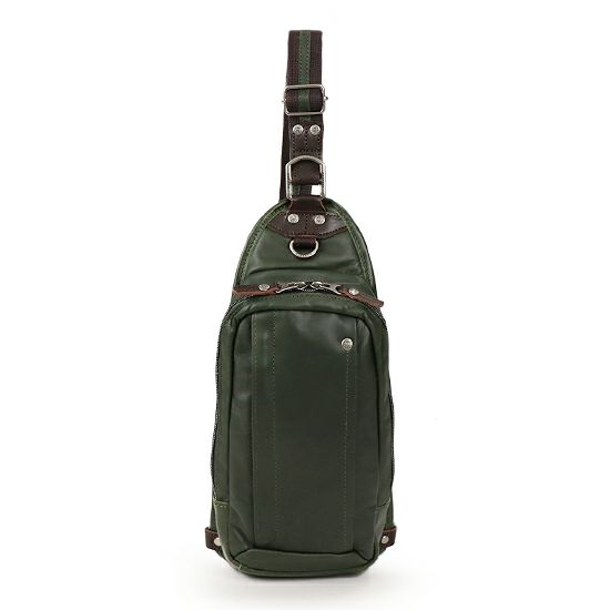 新品同様 COACH コーチ ボディバッグ 近年モデル 本革 ユニ