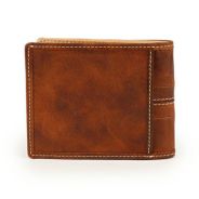 MOUSTACHE 二つ折り財布 バッファロー革×豚革 DBR-5403 | ハーヴェスト