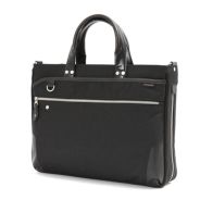 moustache on time 2WAY ビジネスバッグ ポリエステル×牛革×合皮 JPF