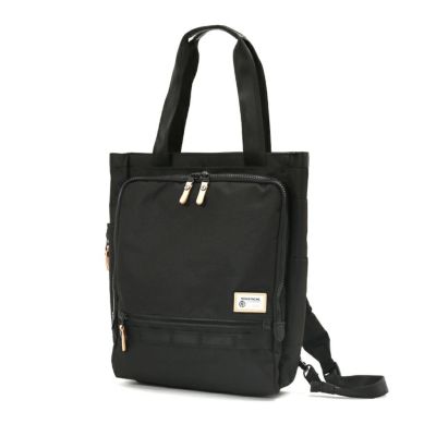 moustache on time 2WAY トートリュックサック ポリエステル×牛革×ヌメ牛革 JKA-2011