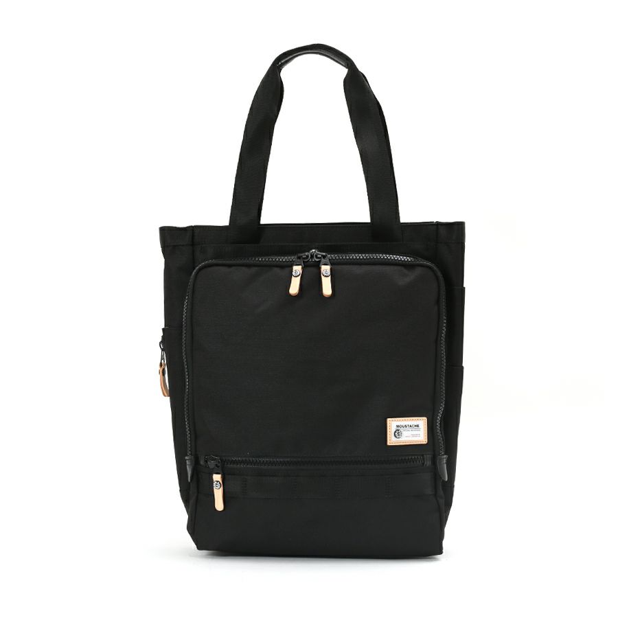 moustache on time 2WAY トートリュック ポリエステル×牛革×ヌメ牛革 