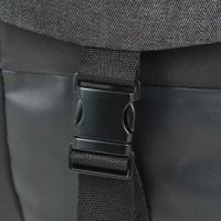 DOUBLES BLACK ボストンバッグ 綿MIX×ナイロン×牛革 JEW-3083