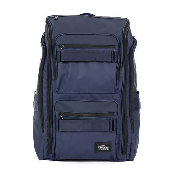 MOUSTACHE 大容量リュックサック コーティングポリ×ラバーコーティング  