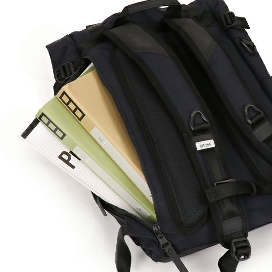 H 超美品　ワイズ　ブラックロールトップリュック 日本に H 超美品 ブラックロールトップリュック ワイズ バッグ