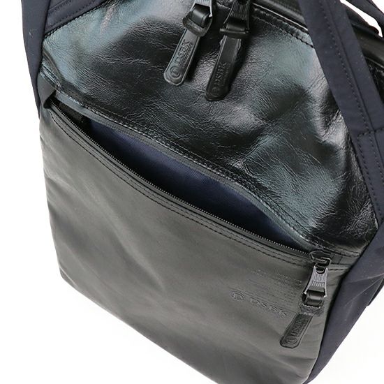 DSBK トート型リュック 防水牛革×CORDURAナイロン×ハイパロン×イタリアンヌメ革 JFL-3124