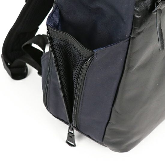 DSBK トート型リュック 防水牛革×CORDURAナイロン×ハイパロン×イタリアンヌメ革 JFL-3124