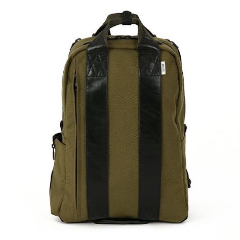 【当時定価より 約20%OFF】 DOUBLES BLACK リュックサック CORDURA 3000Dナイロン×防水牛革×ハイパロン JOR-3278