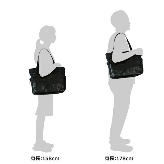 DSBK トートバッグ 防水牛革×CORDURAナイロン×ハイパロン×イタリアンヌメ革 JFL-3125