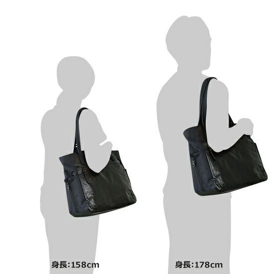 DSBK トートバッグ 防水牛革×CORDURAナイロン×ハイパロン×イタリアンヌメ革 JFL-3125
