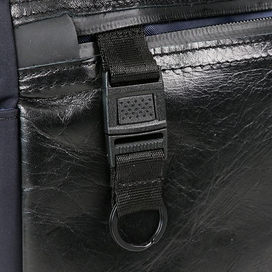 DSBK トートバッグ 防水牛革×CORDURAナイロン×ハイパロン×イタリアンヌメ革 JFL-3125