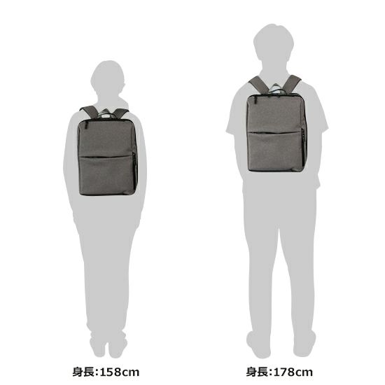 ムスタッシュ on time ビジネスバッグ メンズ レディース ポリエステル