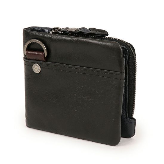 MOUSTACHE 二つ折り財布 牛革 PPH-4119