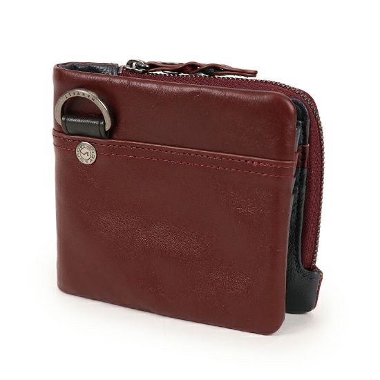 MOUSTACHE 二つ折り財布 牛革 PPH-4119