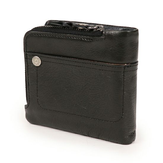 MOUSTACHE 二つ折り財布 牛革 PPH-4119