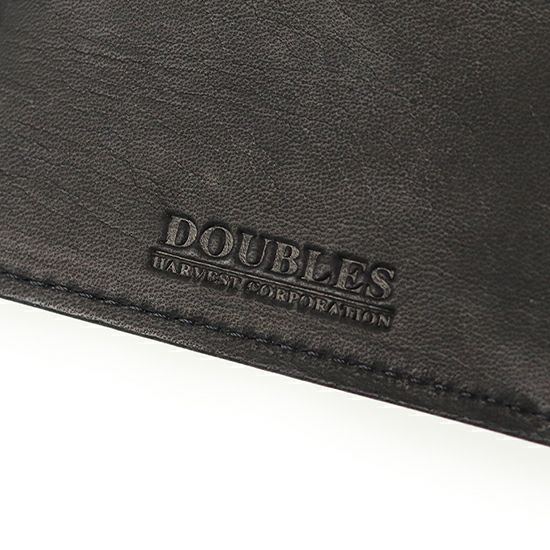 DOUBLES 二つ折り財布 一毛牛（国産牛）×馬革 DMO-7488