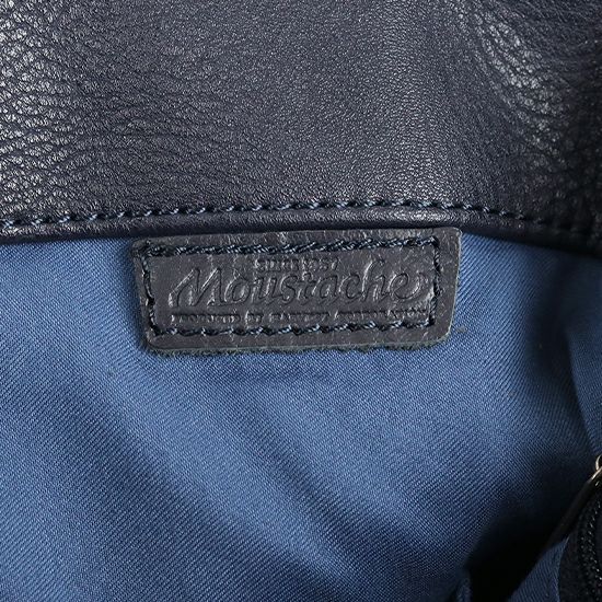 MOUSTACHE トートバッグ シュリンク合皮×牛革 JGH-4595