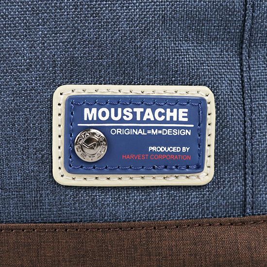 MOUSTACHE トートバッグ 杢調ポリxヌメ調合皮 MDP-0652