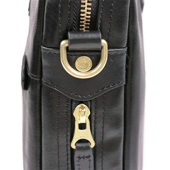 moustache on time ビジネスブリーフ 牛革xイタリアンヌメ革