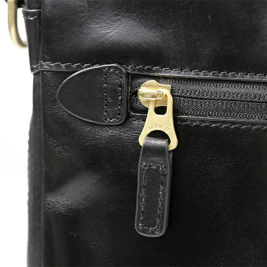 moustache on time ビジネスブリーフ 牛革xイタリアンヌメ革