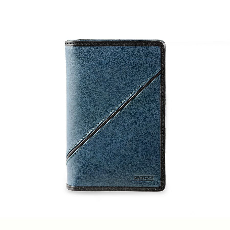 MOUSTACHE コンビ鞣しバッファローレザー ミドル財布 牛革 WPO-0921