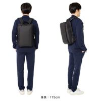 moustache on time 薄型拡張ビジネスリュック(S) コーティング