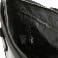 DOUBLES BLACK 2WAYドライビングトート 綿MIX×ナイロン×牛革 JEW