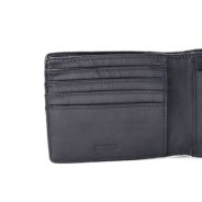 DOUBLES 二つ折り財布 牛革メッシュ×牛革(製品洗い加工) WLO-7640