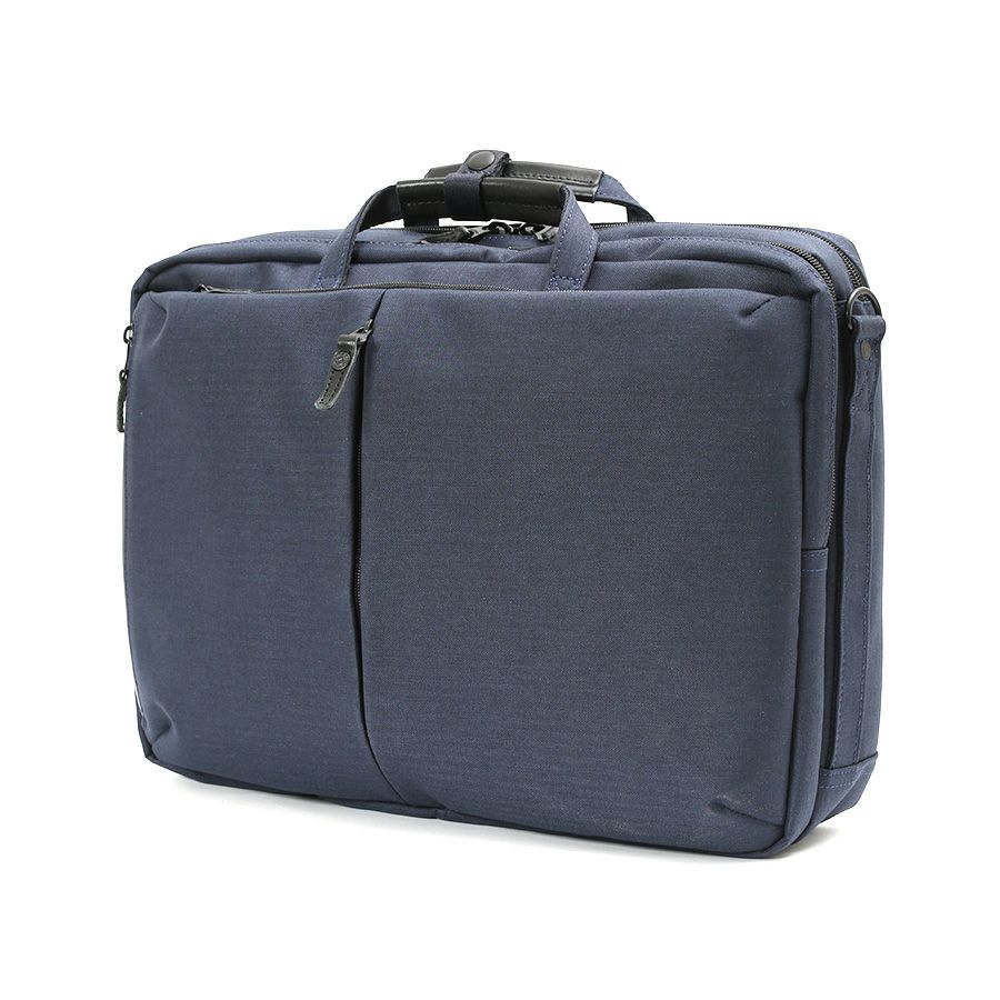 moustache on time 3wayビジネスバッグ 撥水ヘリンボーンポリ×コーティングポリ×牛革 JJT-2068