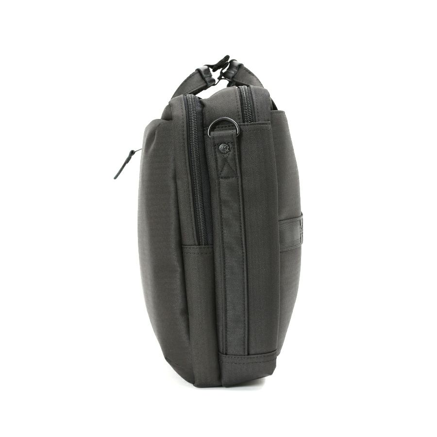 moustache on time 3wayビジネスバッグ 撥水ヘリンボーンポリ×コーティングポリ×牛革 JJT-2068