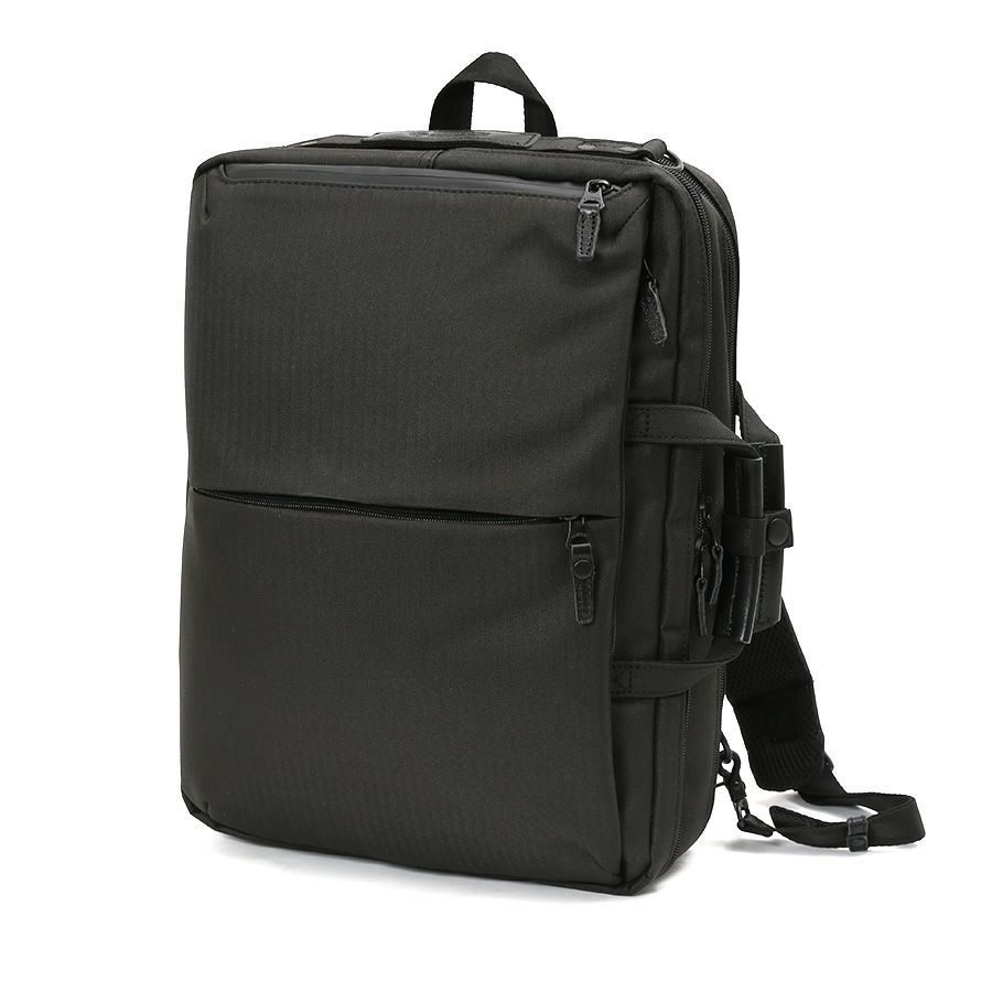 moustache on time 3wayビジネスバッグ 撥水ヘリンボーンポリ×コーティングポリ×牛革 JJT-2068