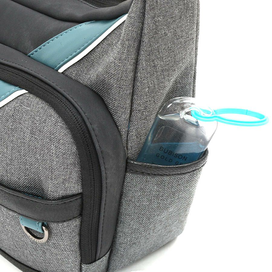 Fisher-Price Kaden Backpack Diaper Bag - Aqua/Gray