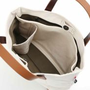 【新品未使用】DOUBLES ミニトートバッグ 国産帆布10号×牛革 ブラック 公式】 DOUBLES ミニトートバッグ 国産帆布10号×牛革 BQZ-7432