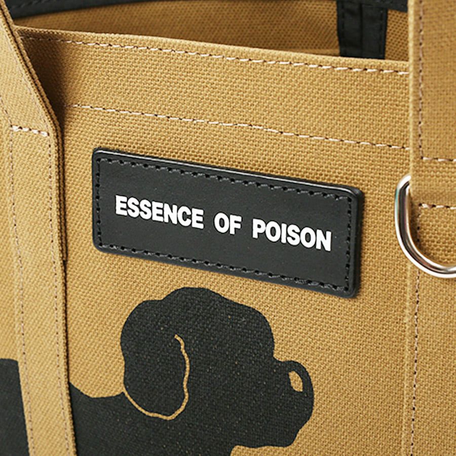 ESSENCE OF POISON トートバック 日本製帆布×牛革 QYQ-3245