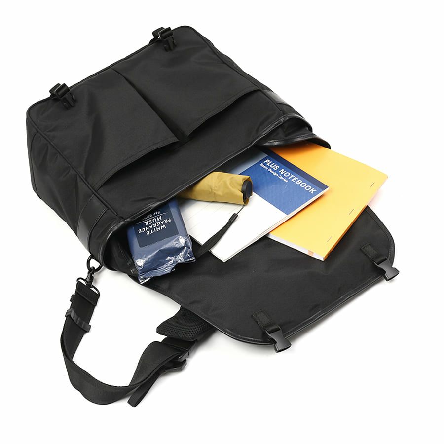 ESDE エスデ KL29 Messenger Bag レザーメッセンジャーバッグ ブラック  