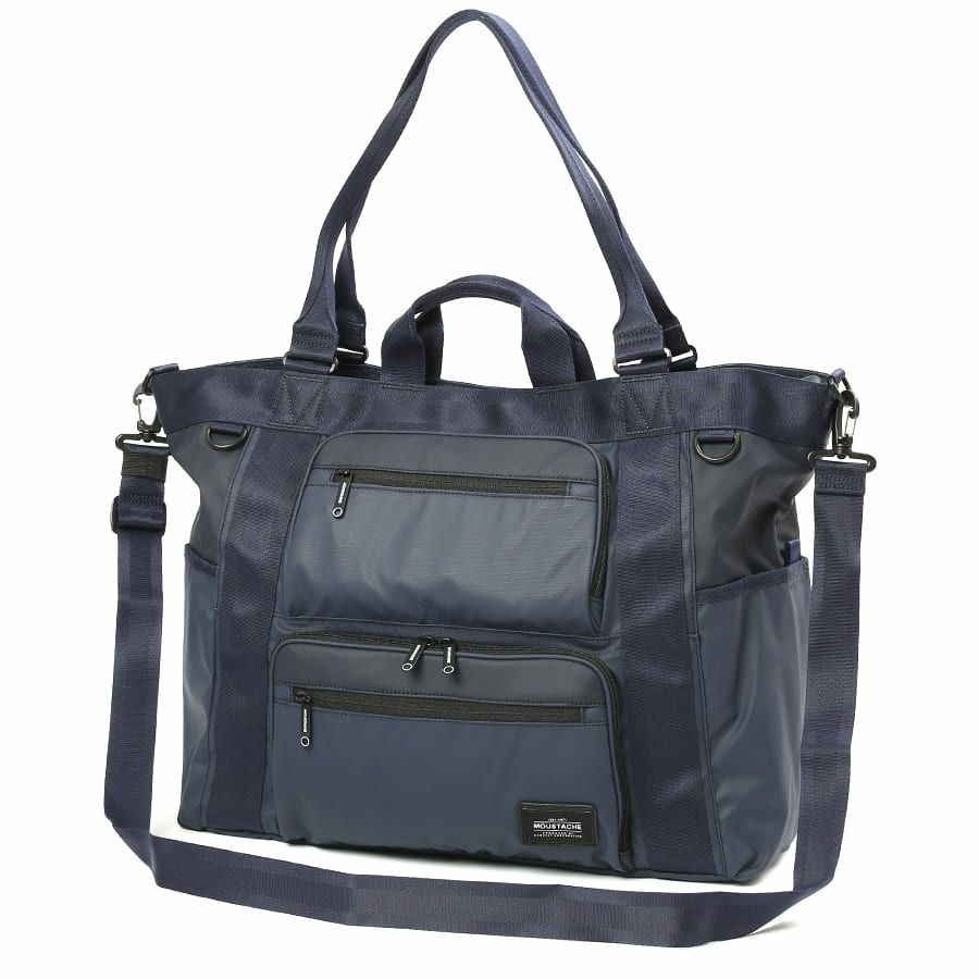 MOUSTACHE トラベルトート コーティングポリ×ラバーコーティングナイロン VYP-4961