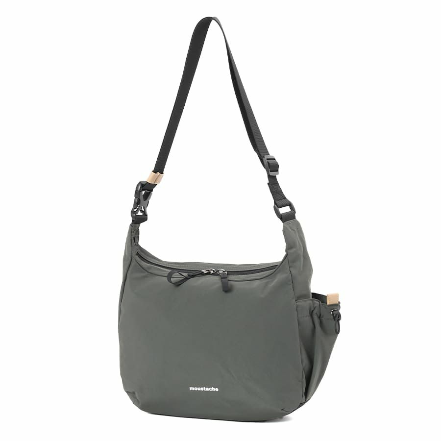 公式】 MOUSTACHE ショルダーバッグ シワ加工ナイロン MEG-4430 