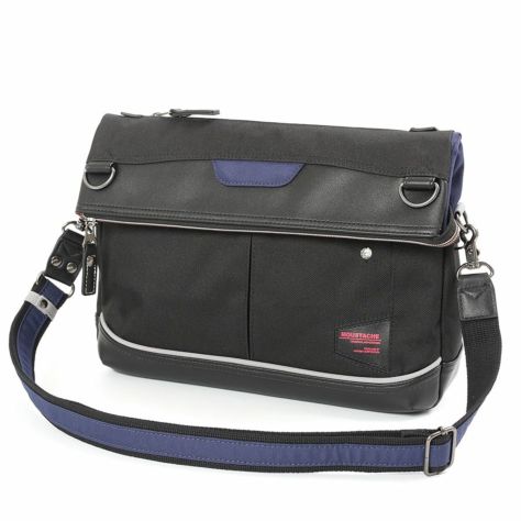 【エヴァンゲリオンコラボ】【数量限定】  MOUSTACHE ショルダーバッグ ポリエステル×合皮 JED-1500