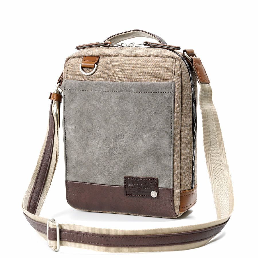 MOUSTACHE ラウンドショルダー ヌバック調合皮×合皮×ポリエステル JOH-4275