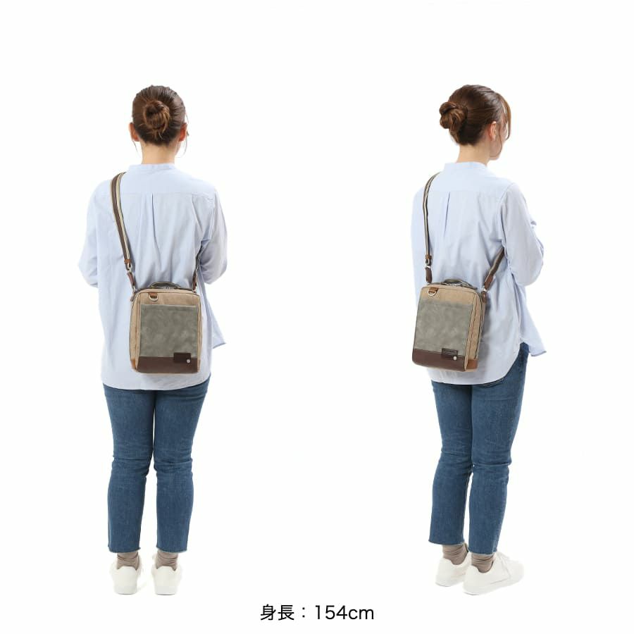 MOUSTACHE ラウンドショルダー ヌバック調合皮×合皮×ポリエステル JOH-4275